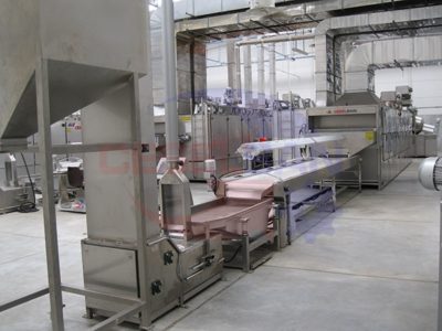 Завод по очистке, переработке, хранению, линия получения пюре, линия по солению, упаковка орехов (Болгария)